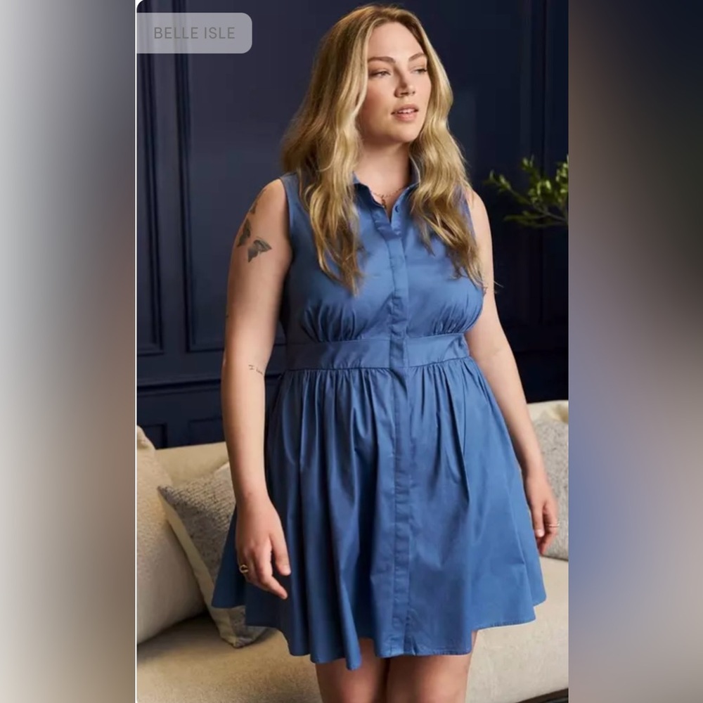 Torrid/ Belle Isle Collared Mini Dress